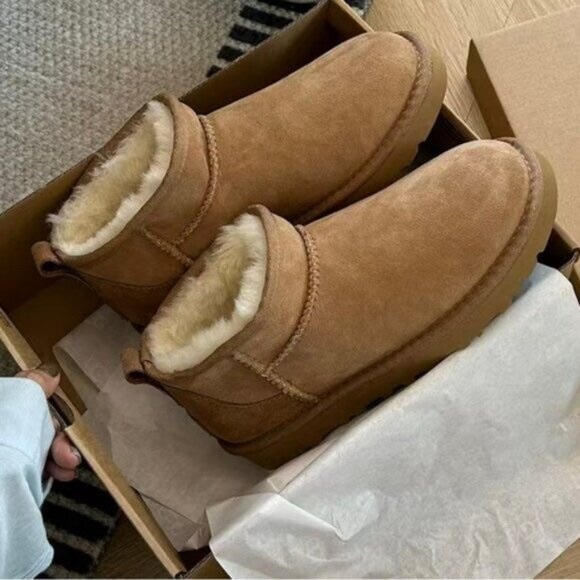 UGG Women's Classic Ultra Mini Boots - Picture 2 of 5